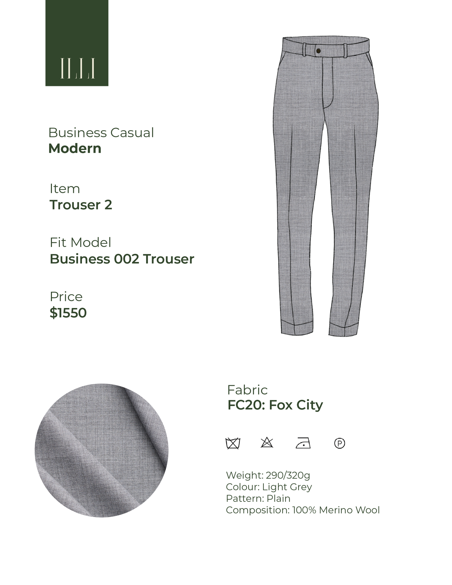 Modern | Business Casual Trouser 2