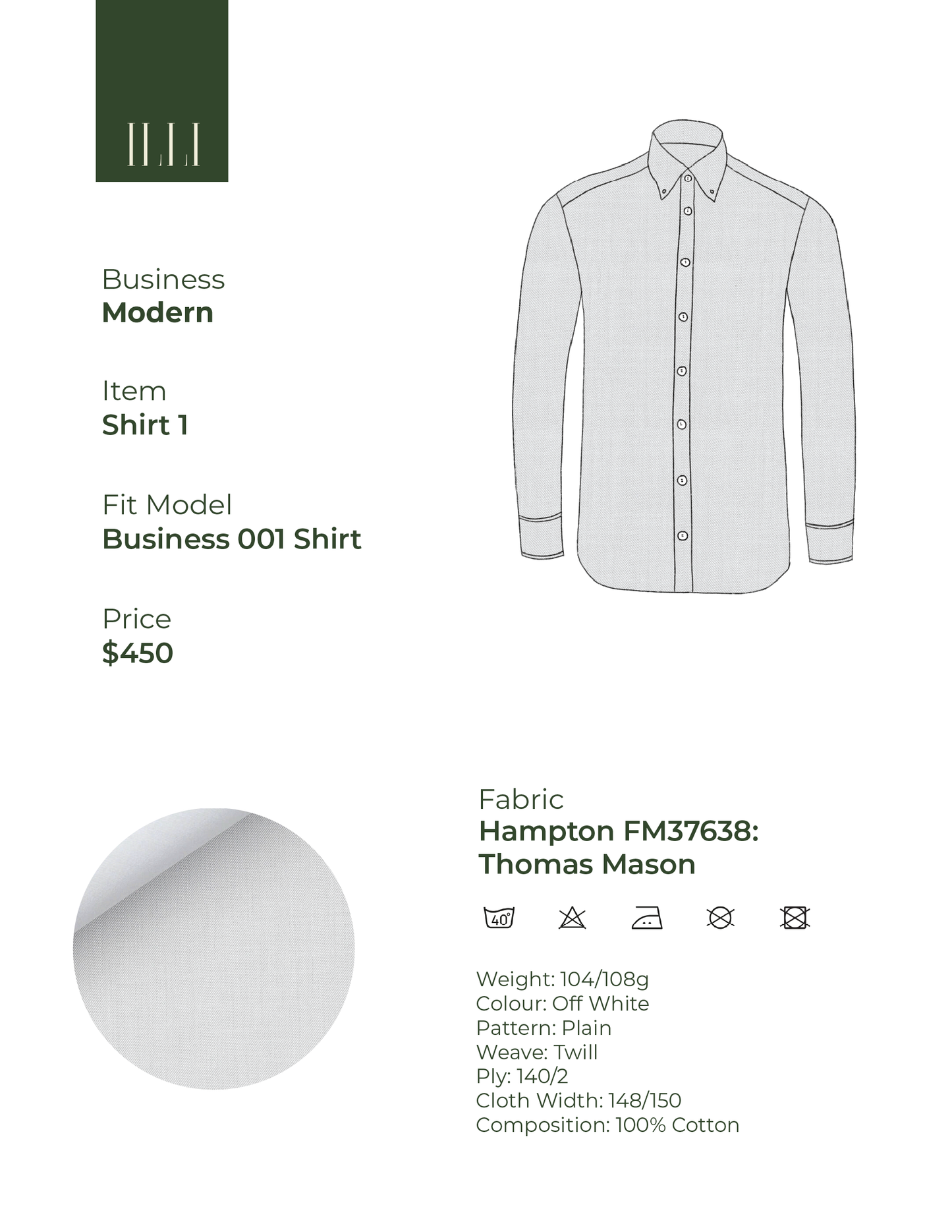 Modern | Business Shirt 1