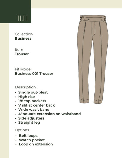 Business 001 Trouser