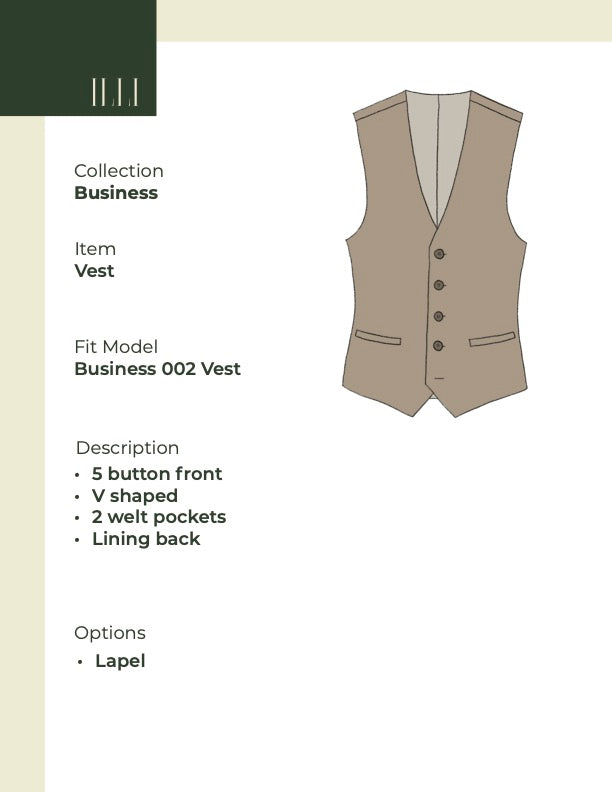 Business 002 - Waistcoat