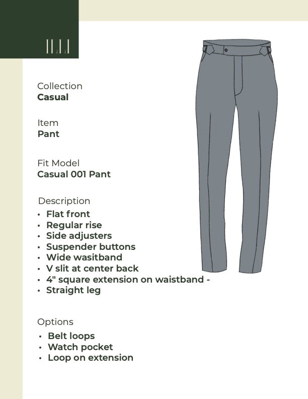 Casual 001 Trouser