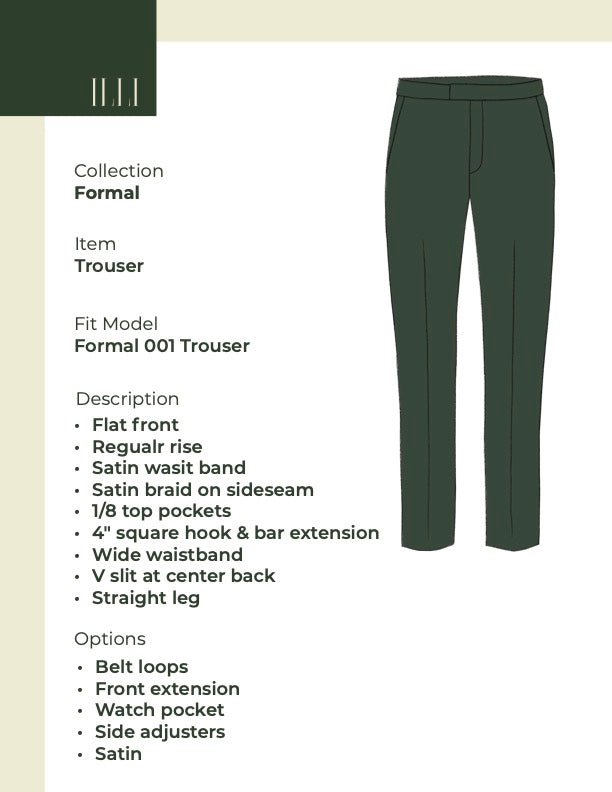 Formal 001 Trouser