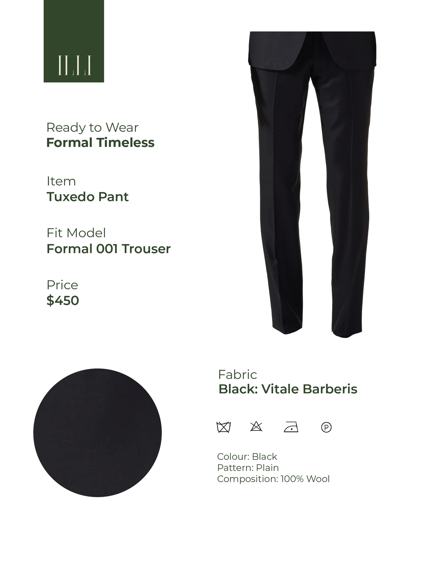 Timeless | Formal RTW Tuxedo Pant