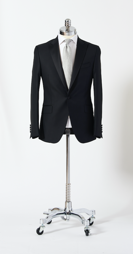 Peak Lapel Tuxedo Blazer | Pure S110's Wool by Vitale Barberis Canonico, Italy