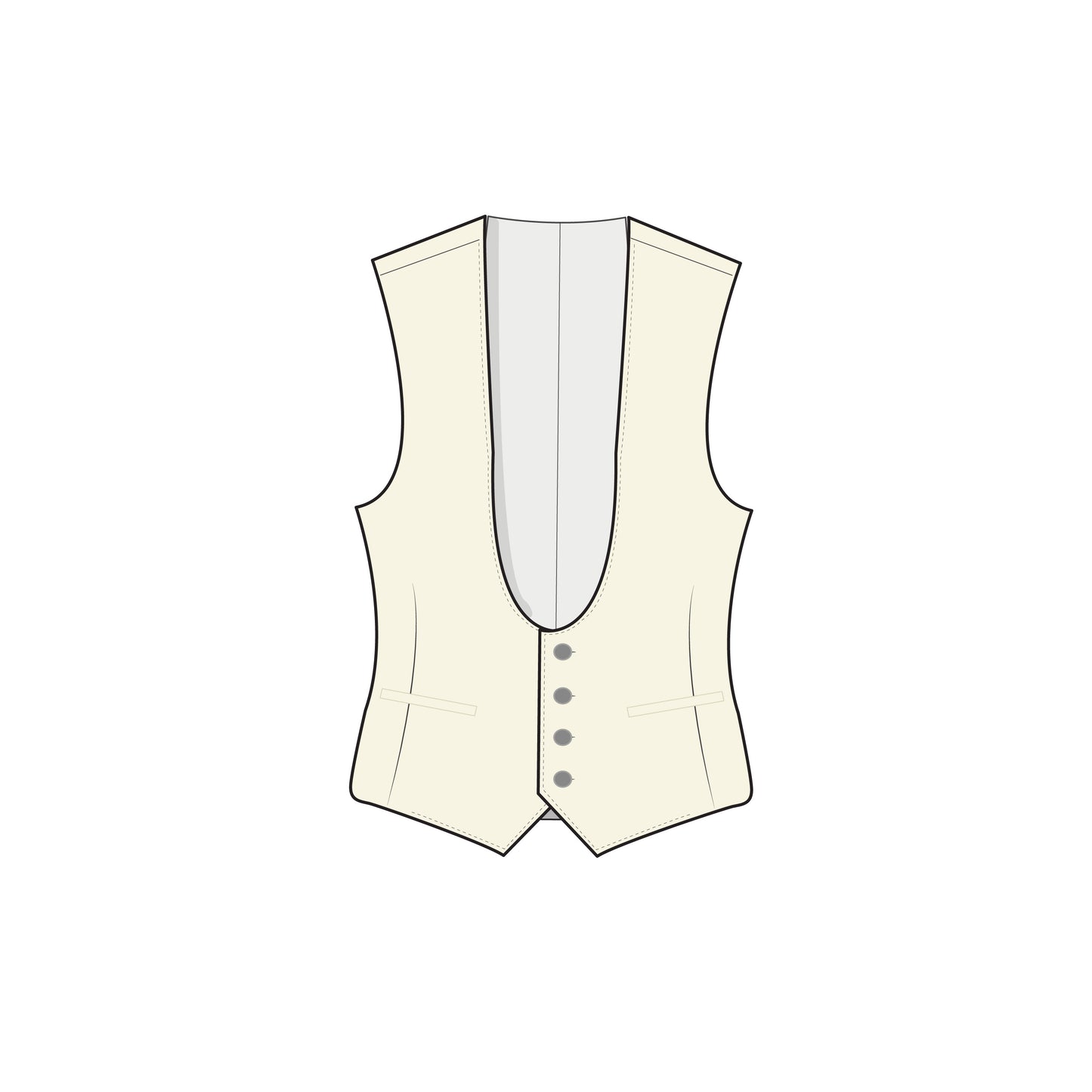 NO. 2 MESS:  THE QUEEN'S YORK RANGERS - WAISTCOAT